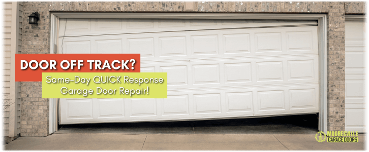 Garage Door Off Track In Mooresville IN